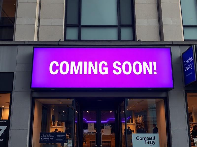 Coming soon storefront